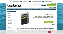 Desktop Screenshot of akvariestuen.dk