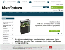 Tablet Screenshot of akvariestuen.dk